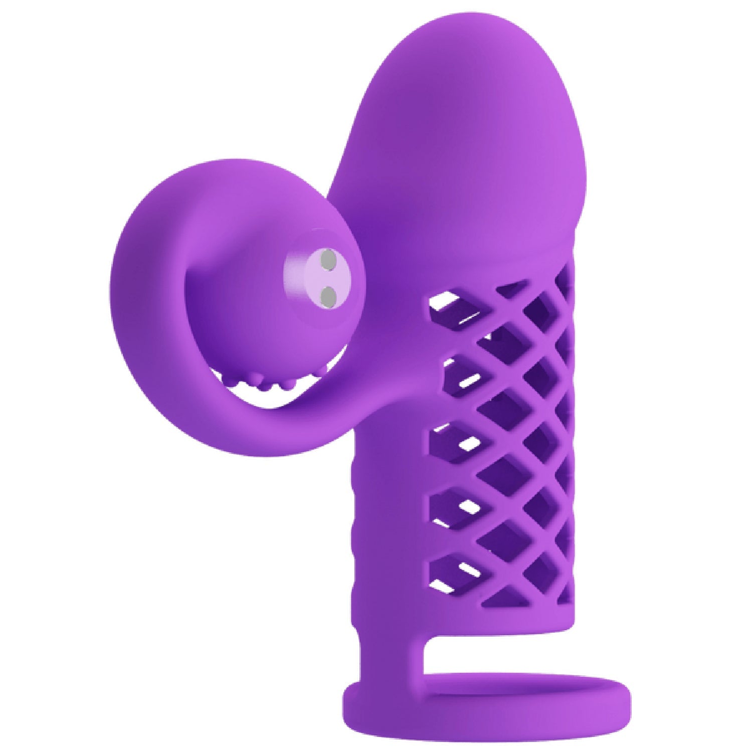 Harden Mind Blowing Miracles – Silicone Penis Sleeve with Vibrations and Ball Strap > Sex Toys For Men > Penis Sleeves