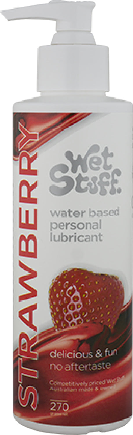 Wet Stuff Strawberry – Water-Based Flavoured Lubricant Secondary image