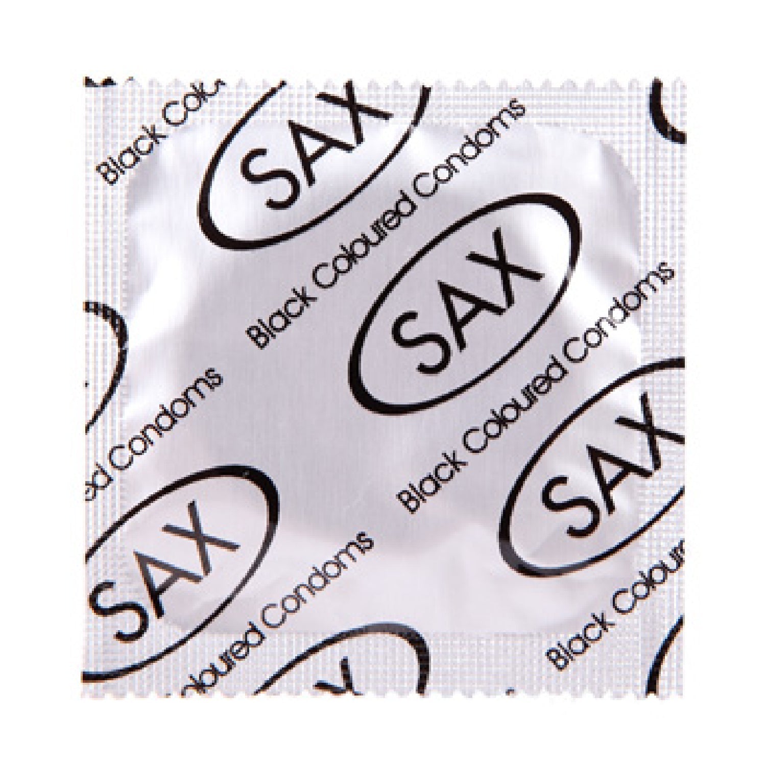 Sax Black Condoms – Regular 53mm Nominal Width Latex Condoms Bulk Pack of 144 > Essentials > Condoms Main image