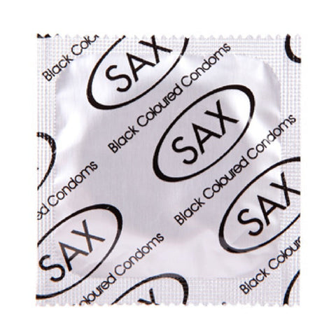 Sax Black Condoms – Regular 53mm Nominal Width Latex Condoms Bulk Pack of 144 > Essentials > Condoms