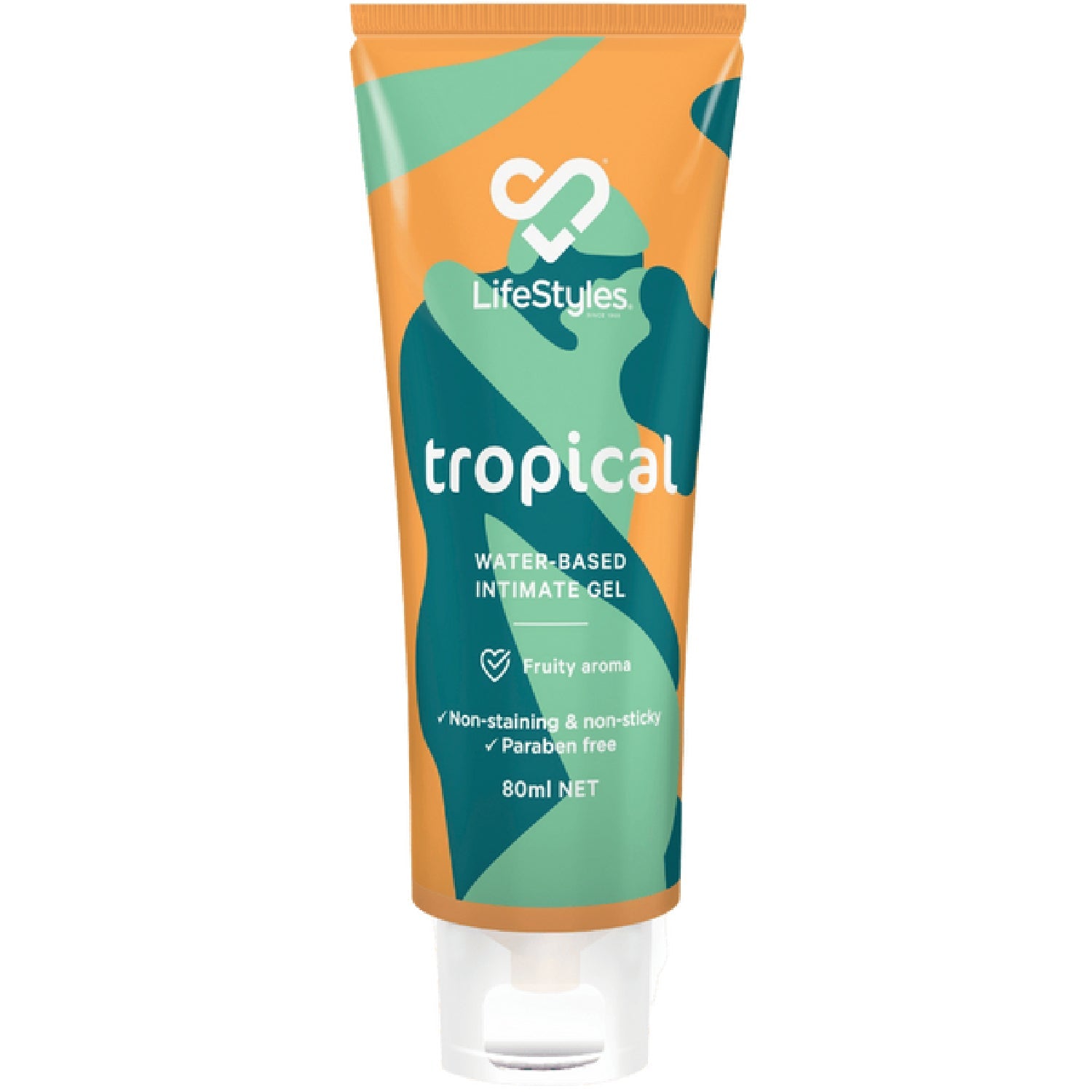 Lifestyles Tropical Water-Based Intimate Gel 80ml – Condom Compatible Lubricant > Lube > Water Based Main image