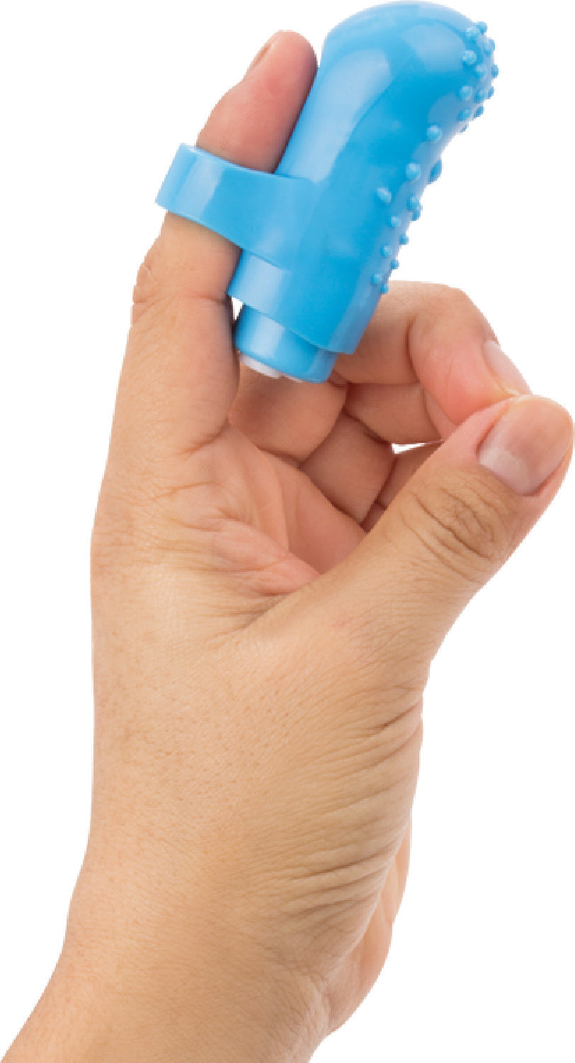 Charged Fing O Rechargeable Mini Finger Vibrator with Vooom Technology Silicone and ABS > Vibrators > Finger Vibrators