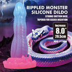 Void Python 8 Inch – Textured Silicone Dildo with Suction Base > Dildos > Fantasy