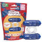 Double Wammy 4T – High Pitch Treble Vibrating Cock Ring with 5 Speeds and Pulse Pattern Blueberry > Sex Toys > Couples Toys