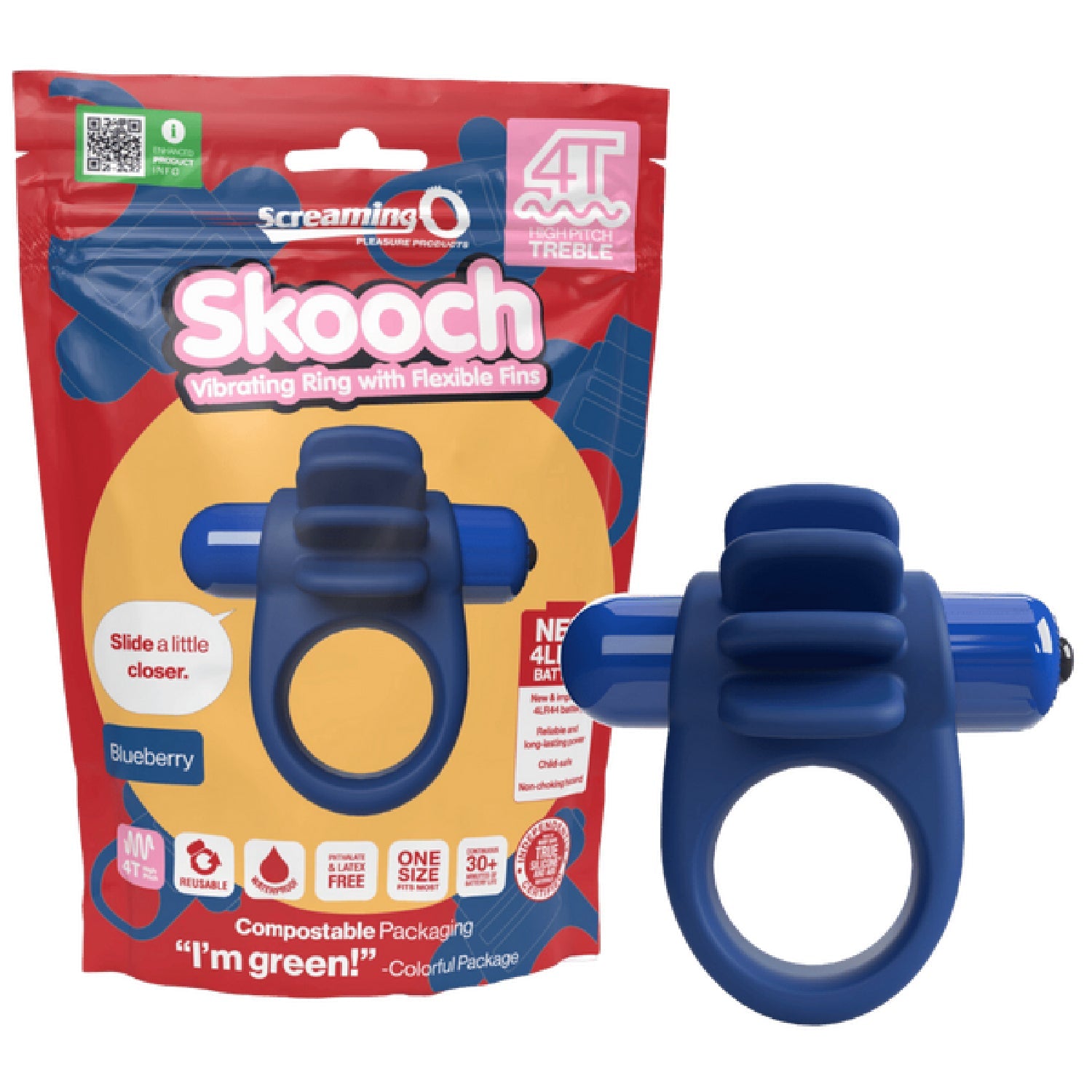 Skooch 4T High Pitch Treble – High Pitch Vibrations 5 Speeds Pulse Vibrator Secondary image