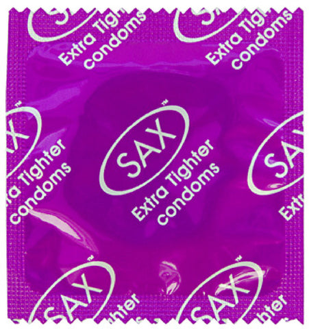 Sax Extra Tighter Condoms – 46mm Nominal Width Small Condoms Bulk Pack 144 > Essentials > Condoms