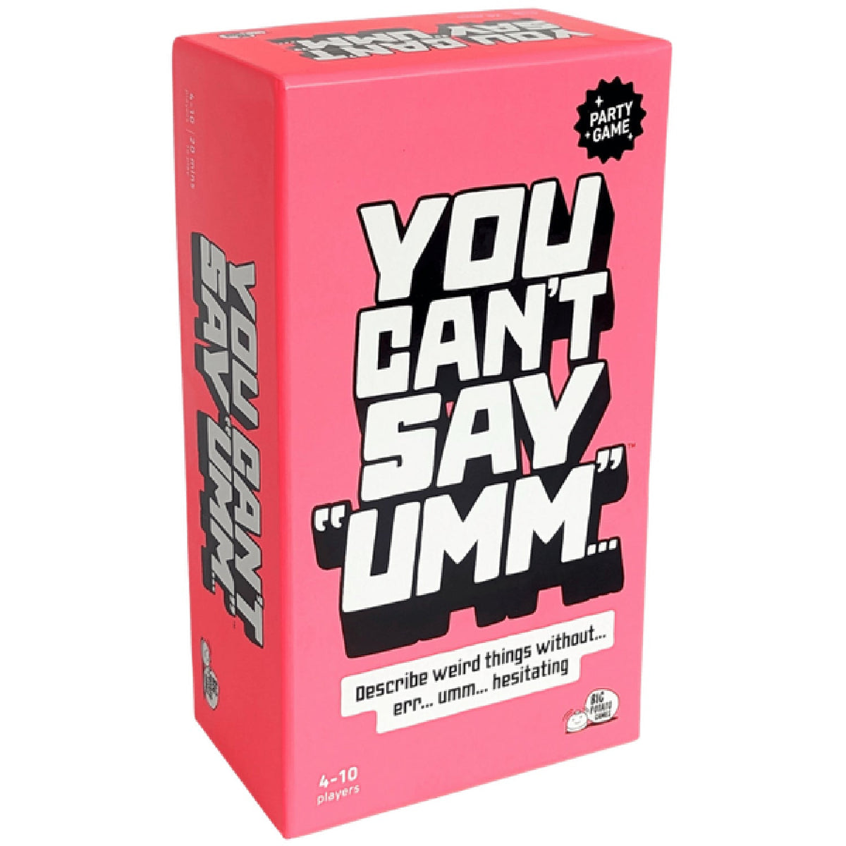 You Can't Say Umm Party Board Game – Team-Based Game for 4 to 10 Players > Novelties > Card Games