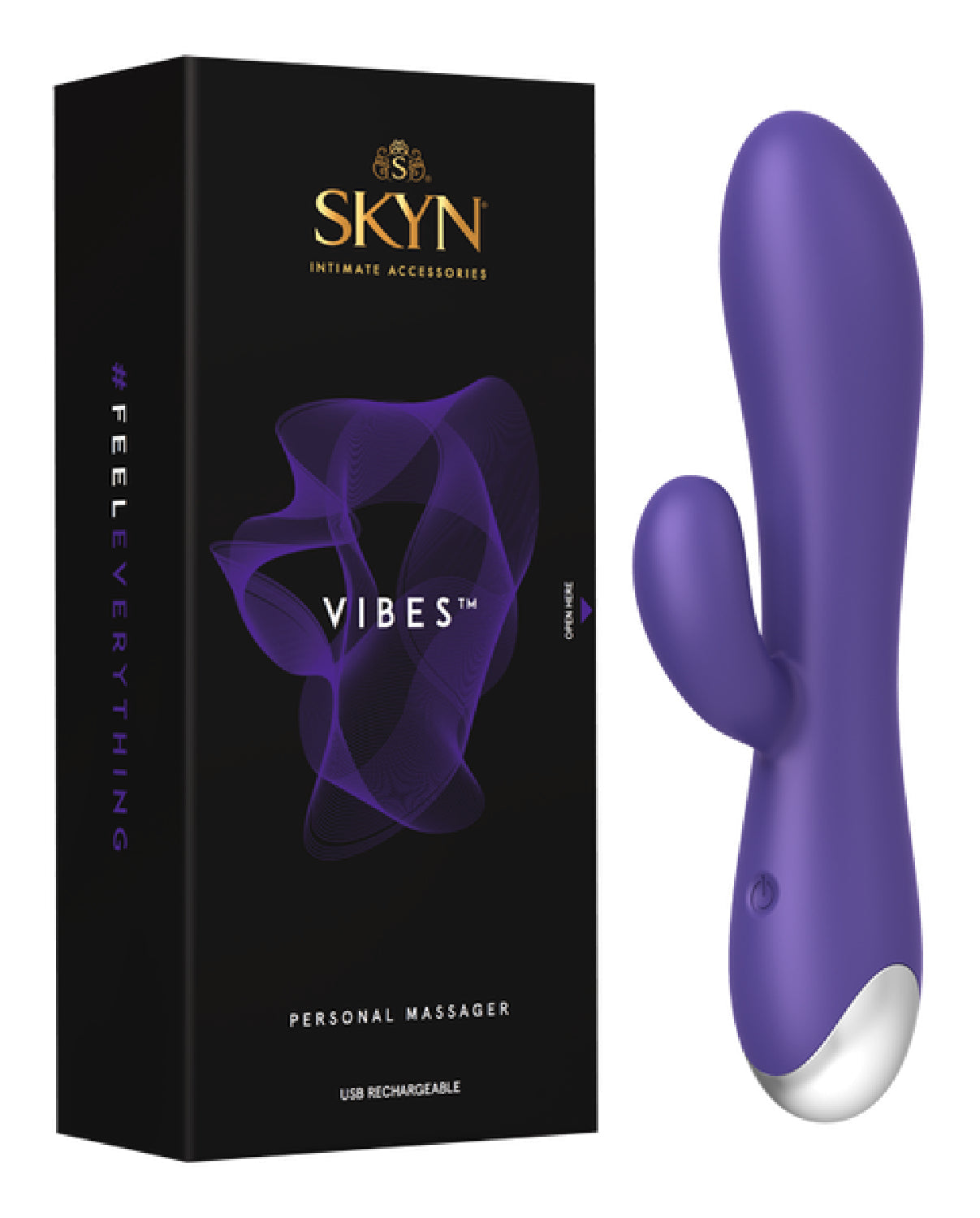 SKYN Vibes – USB Rechargeable Personal Massager > Vibrators > Ladies > Rabbit Main image