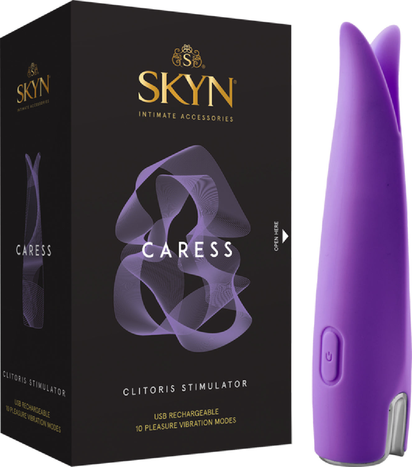 Skyn Caress – 10 Mode Vibrating Clitoris Stimulator with Ultra Soft Finish > Sex Toys For Ladies > Clitoral Vibrators and Stimulators Main image