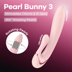 Satisfyer Pearl Bunny 3 (Rose) – Dual-Action G-Spot and Clitoral Vibrator > Sex Toys For Ladies > G-Spot Vibrators