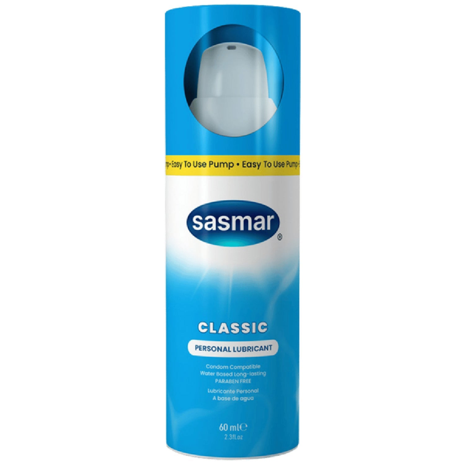 Sasmar Classic – Premium Water-Based Personal Lubricant 60ml > Lube > Water Based Main image