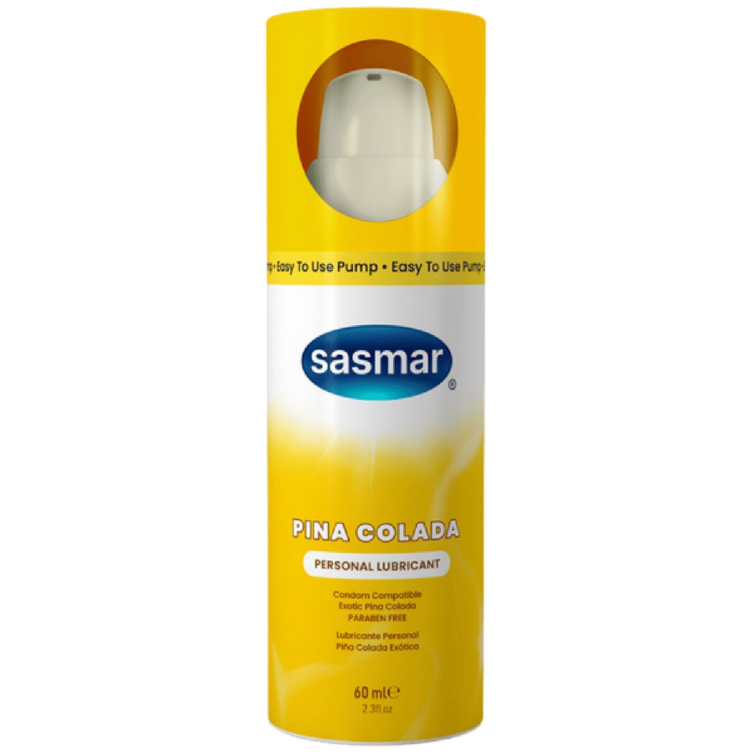 Sasmar Pina Colada – Water-Based Personal Lubricant 60ml > Lube > Flavoured Main image