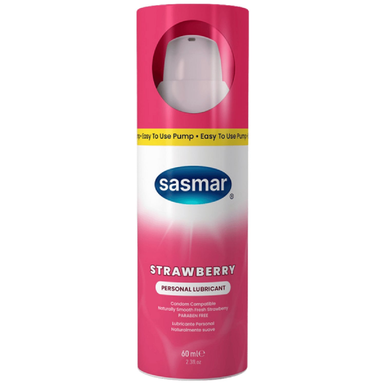 Sasmar Strawberry Flavor Personal Lubricant – 60ml Lubricant > Lube > Flavoured
