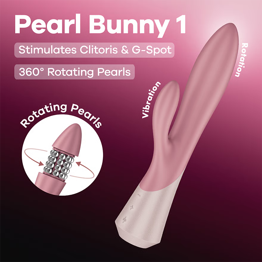 Satisfyer Pearl Bunny Terracotta Rabbit Vibrator Secondary image