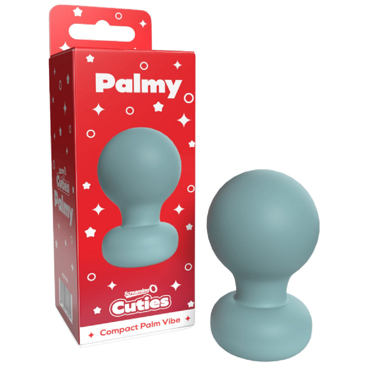 Cuties - Palmy Rechargeable Mini Palm Vibe (Powder Blue) > Sex Toys > Couples Toys