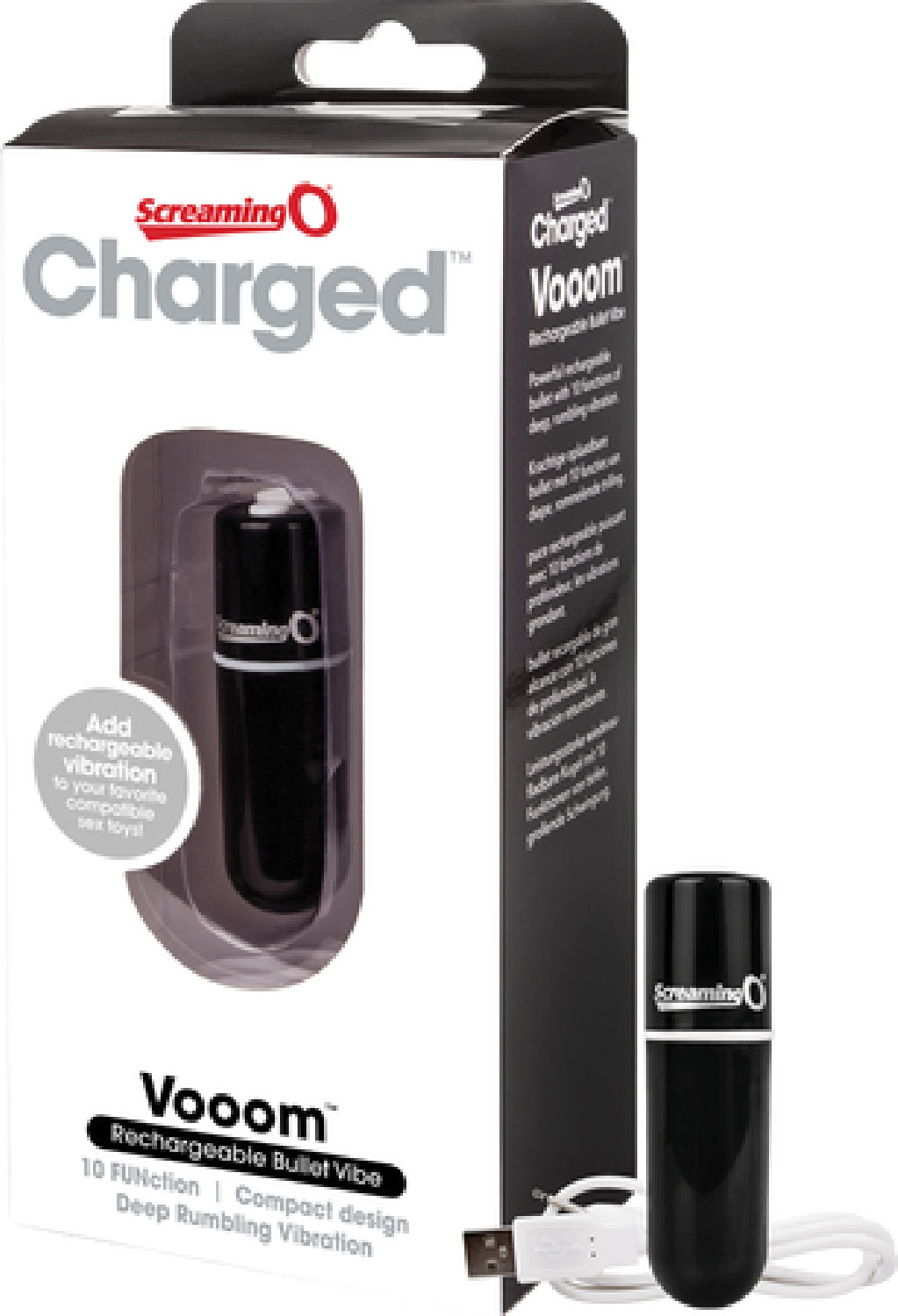 Vooom Bullet – Waterproof 10-Function Portable Bullet Vibrator > Vibrators > Mini Vibrators