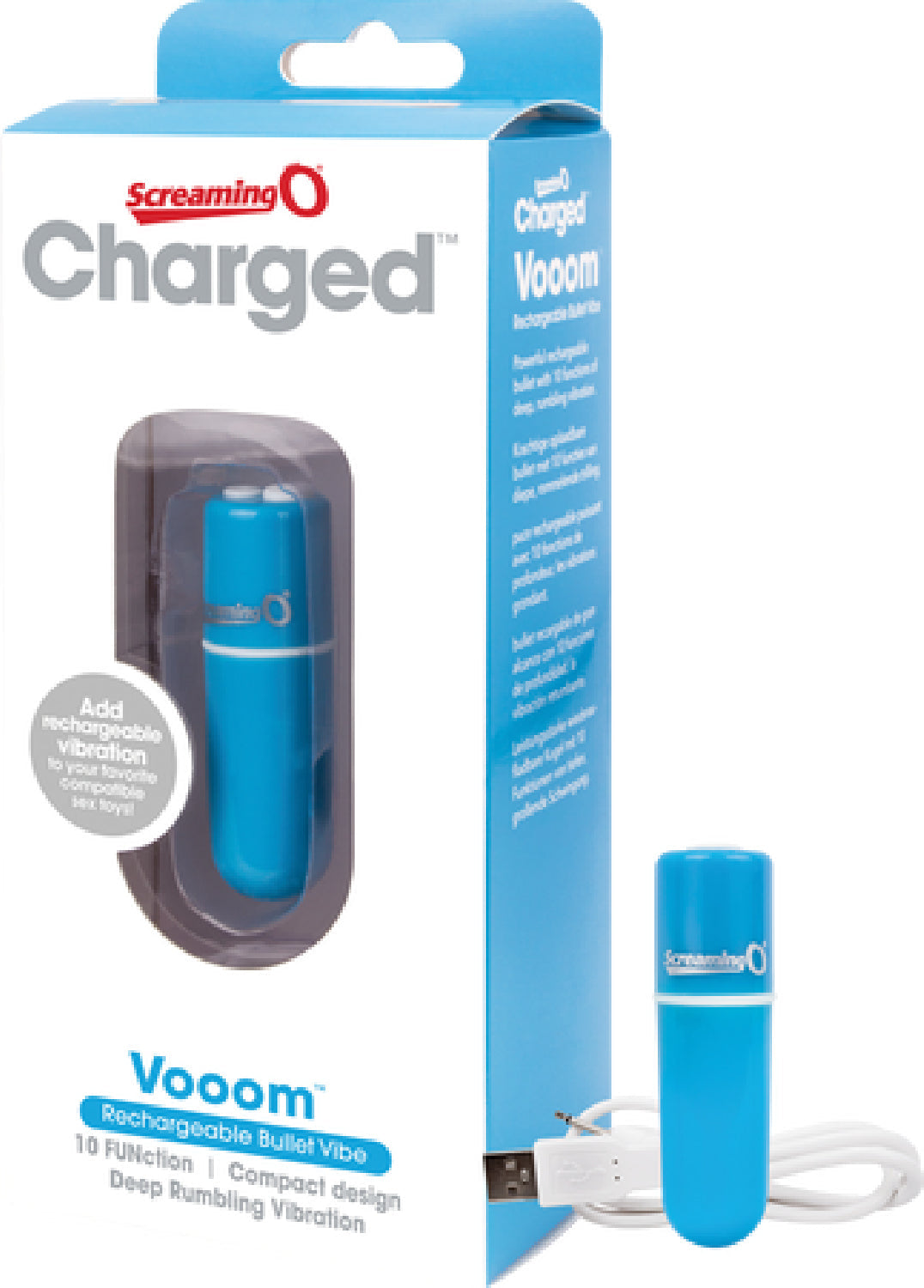 Vooom Bullet – Waterproof 10-Function Portable Bullet Vibrator > Vibrators > Mini Vibrators