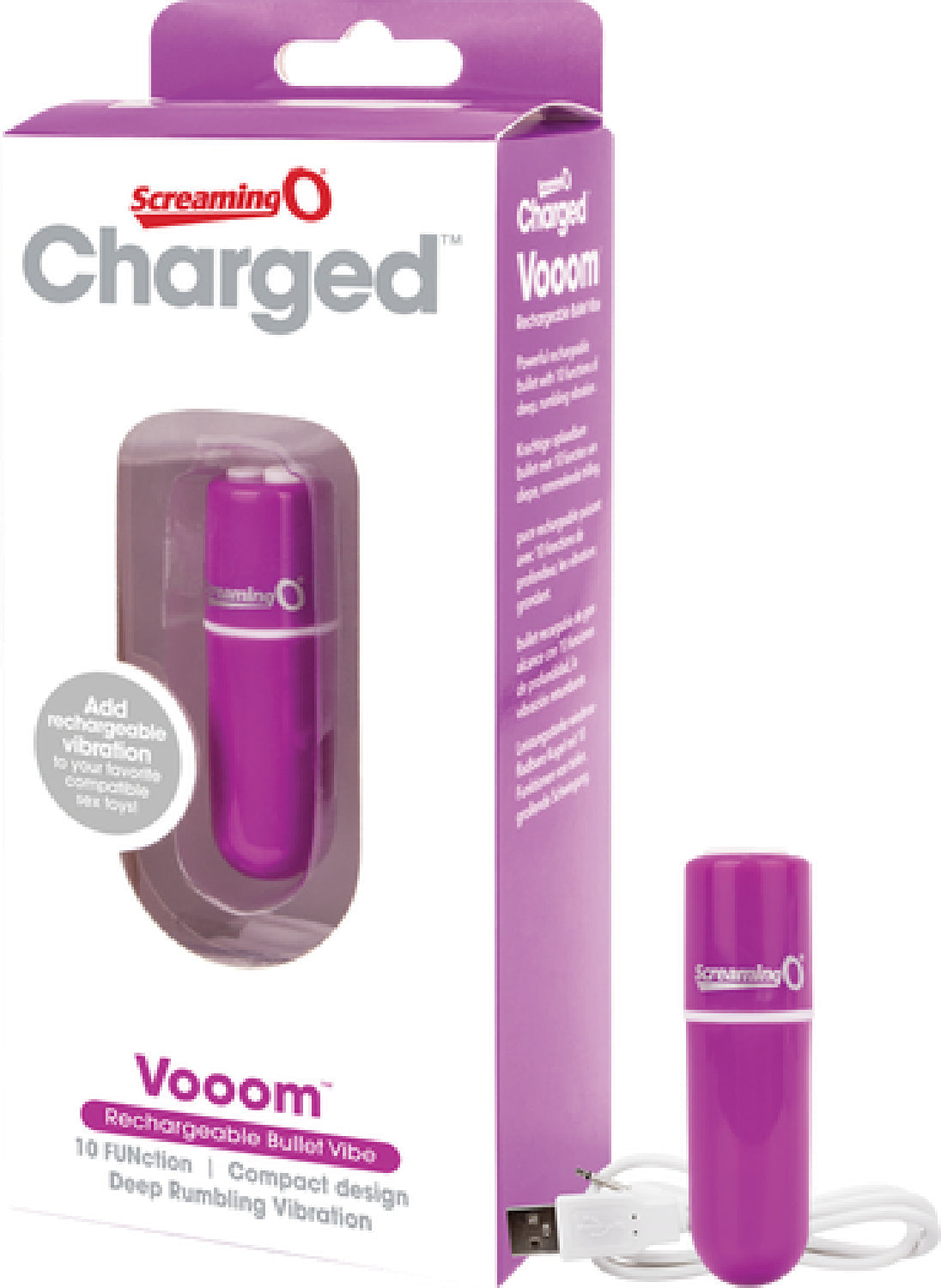 Vooom Bullet – Waterproof 10-Function Portable Bullet Vibrator > Vibrators > Mini Vibrators