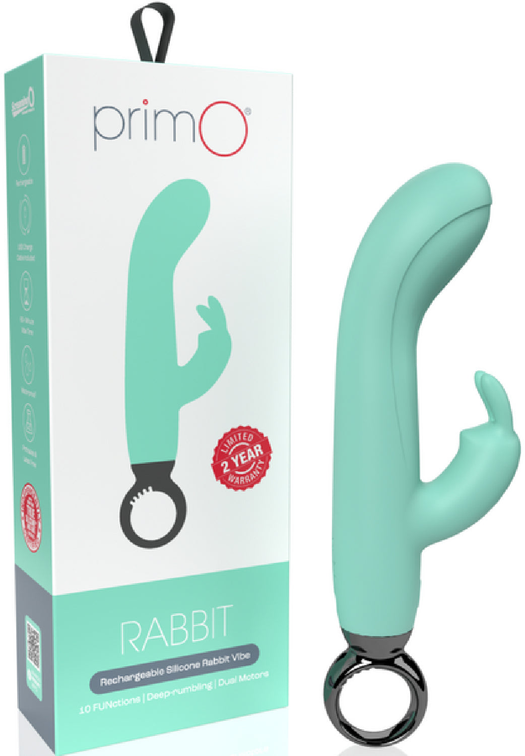 Screaming O PrimO Rabbit – 4.5 Inch Silicone Rabbit Vibrator with 5+5 Motor Settings > Vibrators > Ladies > Rabbit