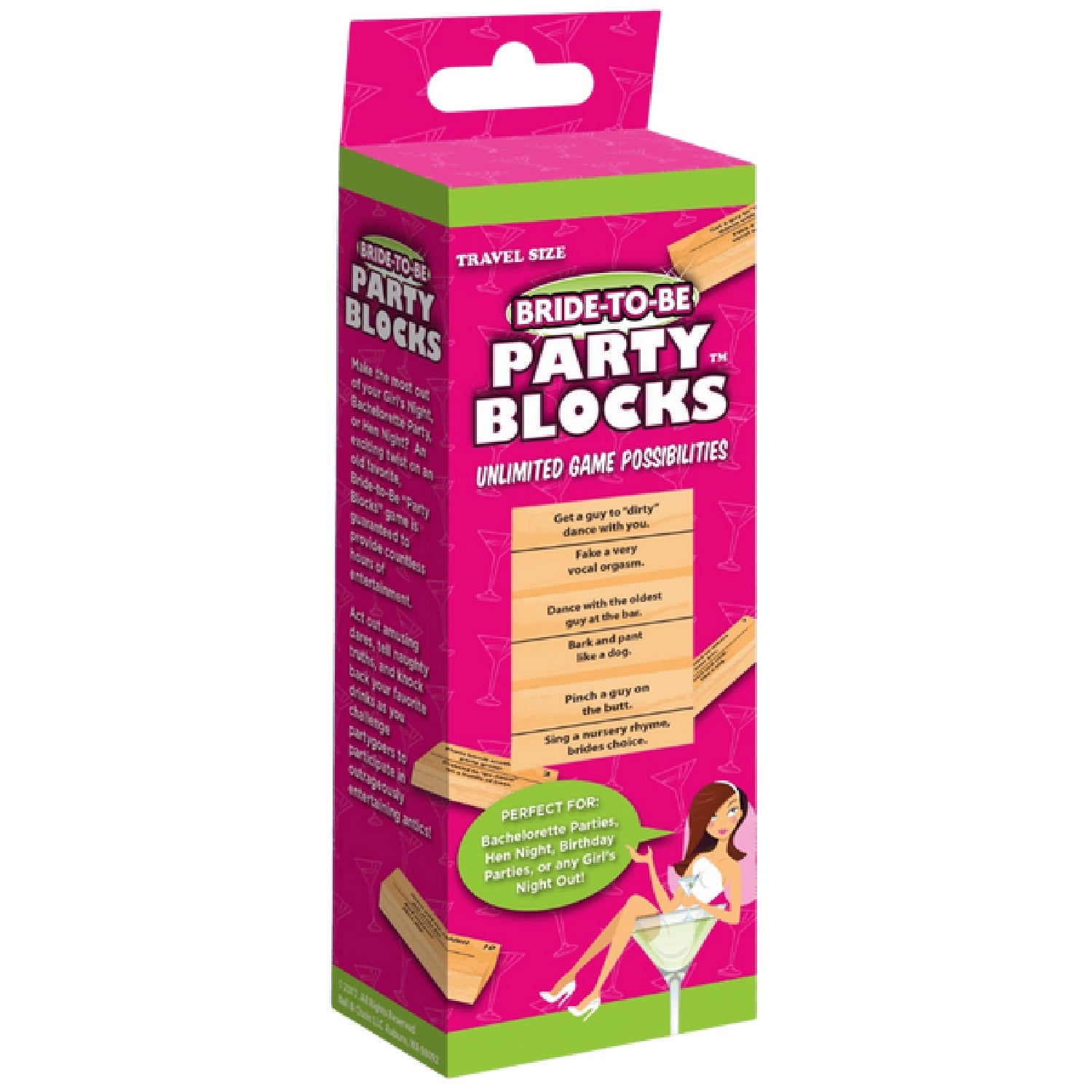 Bride to be Party Blocks – Spice up the night out > Novelties > Bachelor & Bachelorette Items Main image