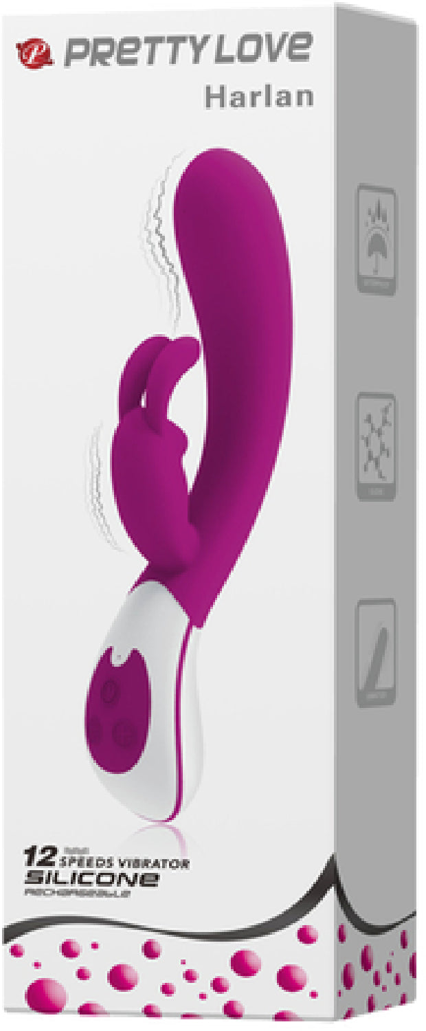 Harlan – Silicone Rabbit Vibrator with Dual Motors > Vibrators > Ladies > Rabbit Main image