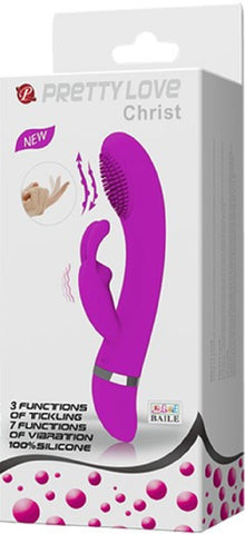 Pretty Love Christ Rabbit Vibrator – Silicone 3 Tickling and 7 Vibration Functions Vibrator > Vibrators > Ladies > Rabbit