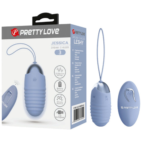 Rechargeable Jessica – Multi-Speed Remote-Controlled Silicone Egg Vibrator with 12 Vibration Settings > Sex Toys For Ladies > Vibrating Eggs