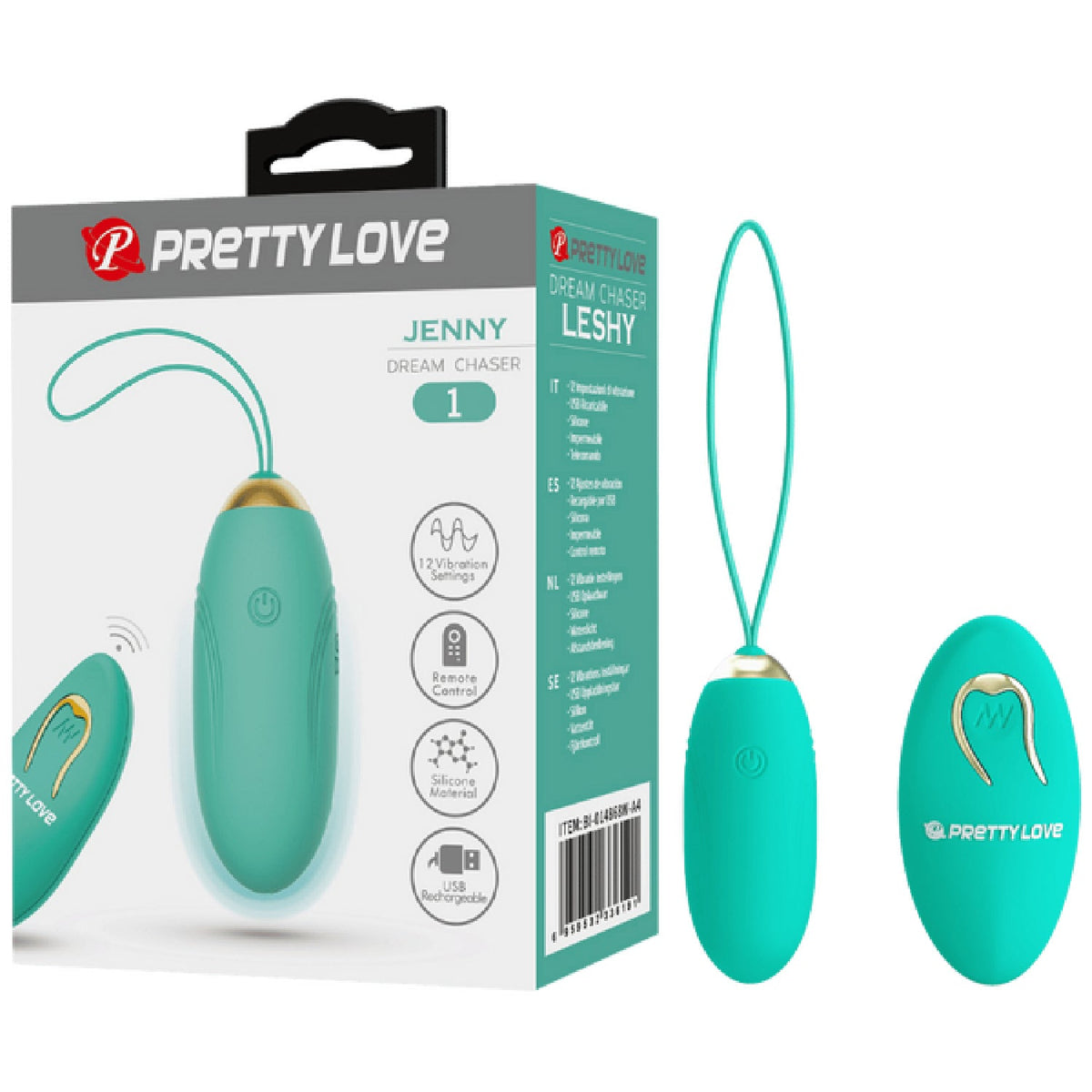 Rechargeable Jenny – Multi-Speed Remote-Controlled Egg Vibrator with 12 Vibration Settings > Sex Toys For Ladies > Vibrating Eggs