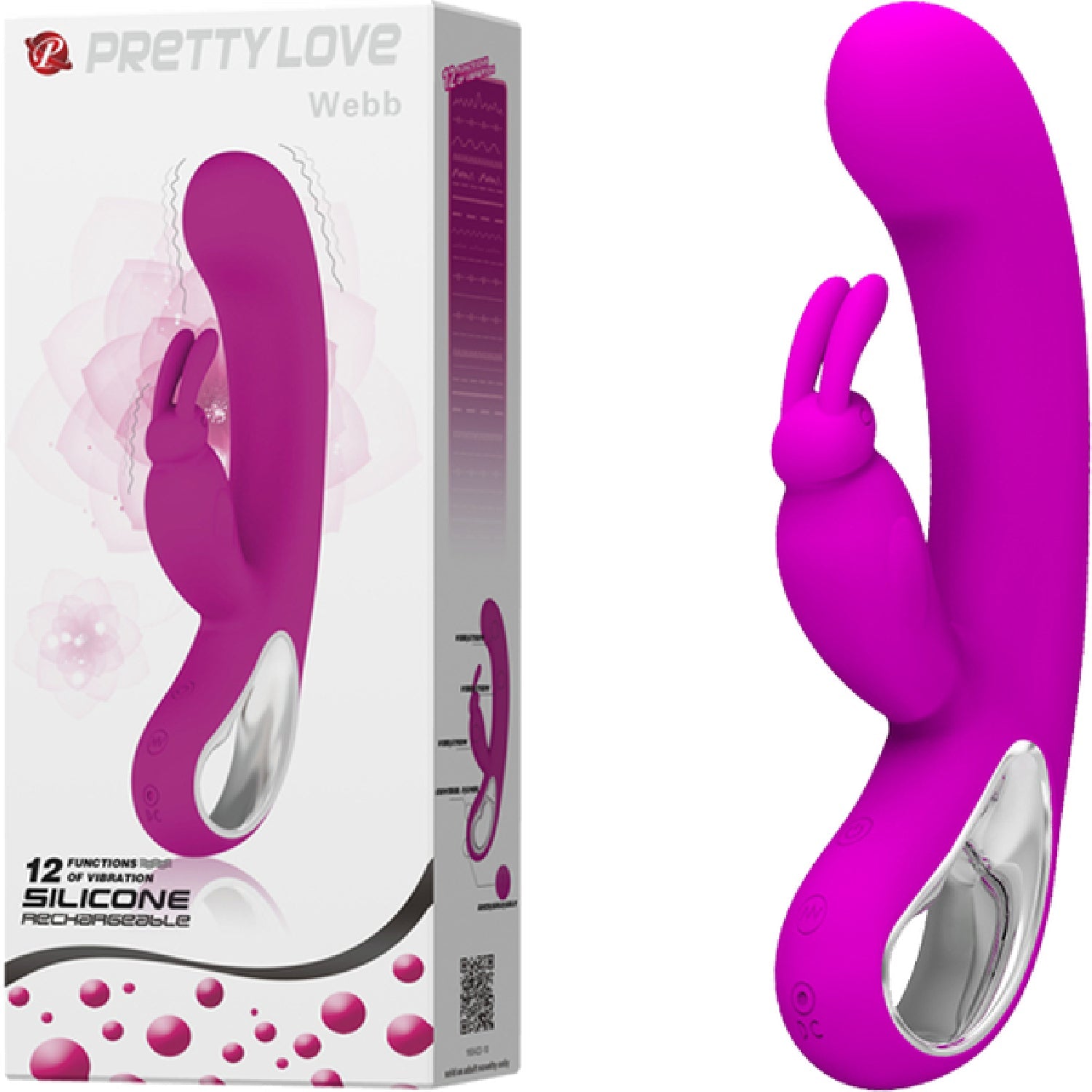 Rechargeable Webb – Dual Motor Rabbit Vibrator > Vibrators > Ladies > Rabbit