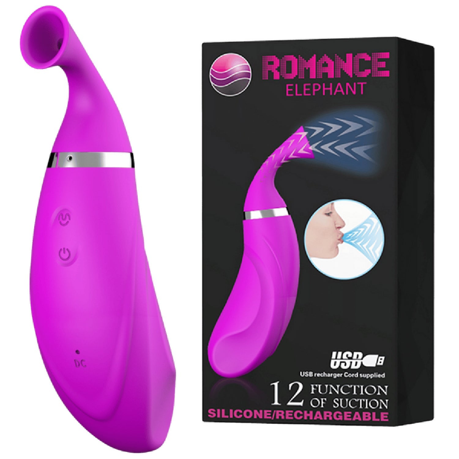 Rechargeable Romance Elephant – Rechargeable Vibrator Secondary image