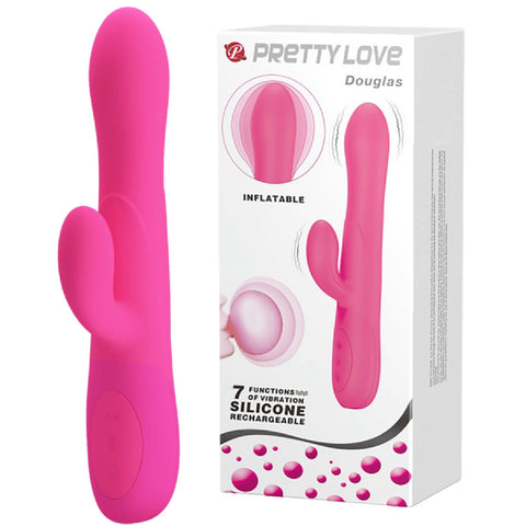 Inflatable Dennis – Rechargeable Vibrator with Angled Tip > Vibrators > Ladies > Rabbit Multi