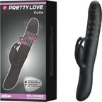 Pretty Love Rechargeable Colin Luxury Rechargeable Silicone Vibrator With Inflatable Head > Vibrators > Ladies > Rabbit Multi