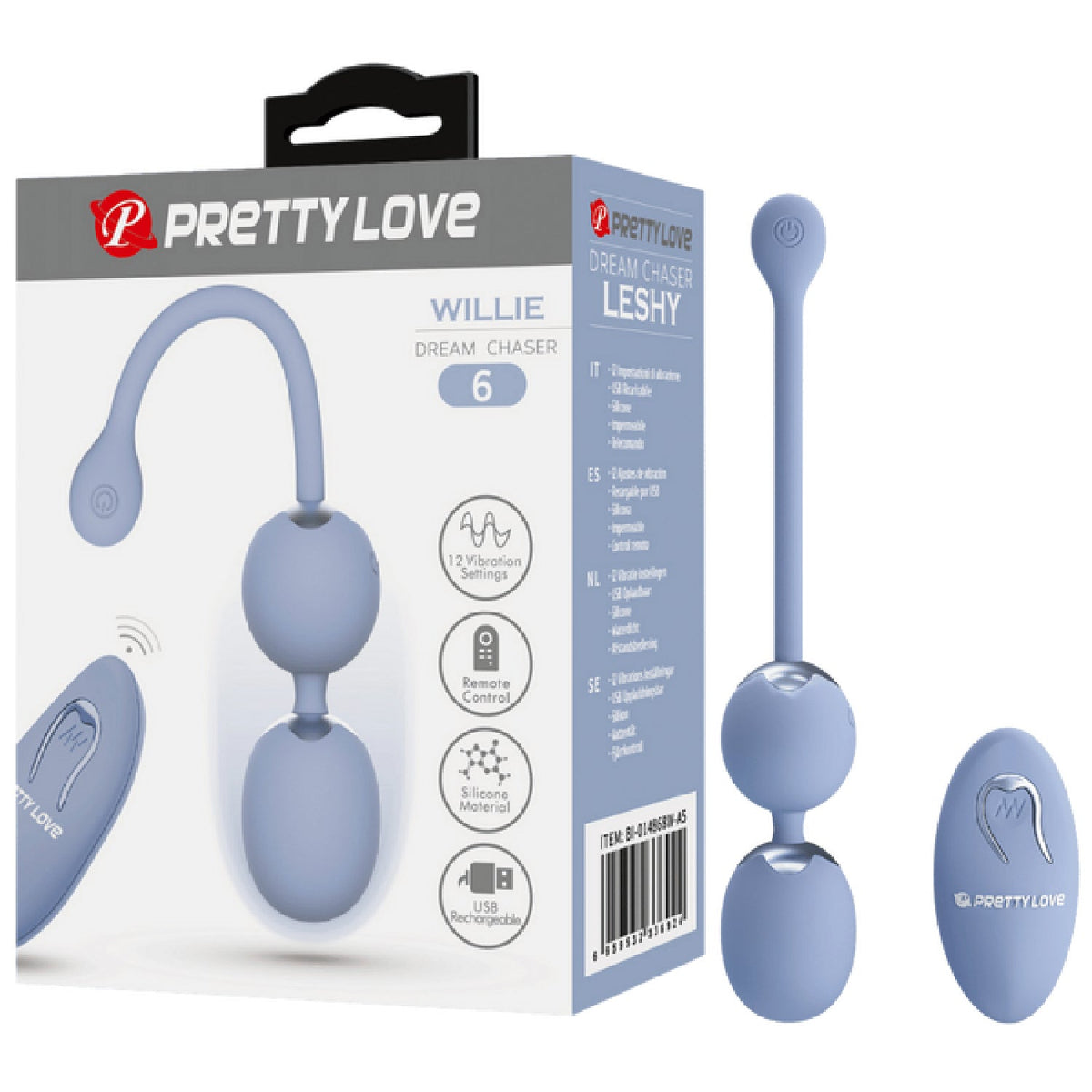 Rechargeable Willie – Remote-Controlled Vibrating Pelvic Floor Exerciser Balls > Sex Toys For Ladies > Kegel Exercise