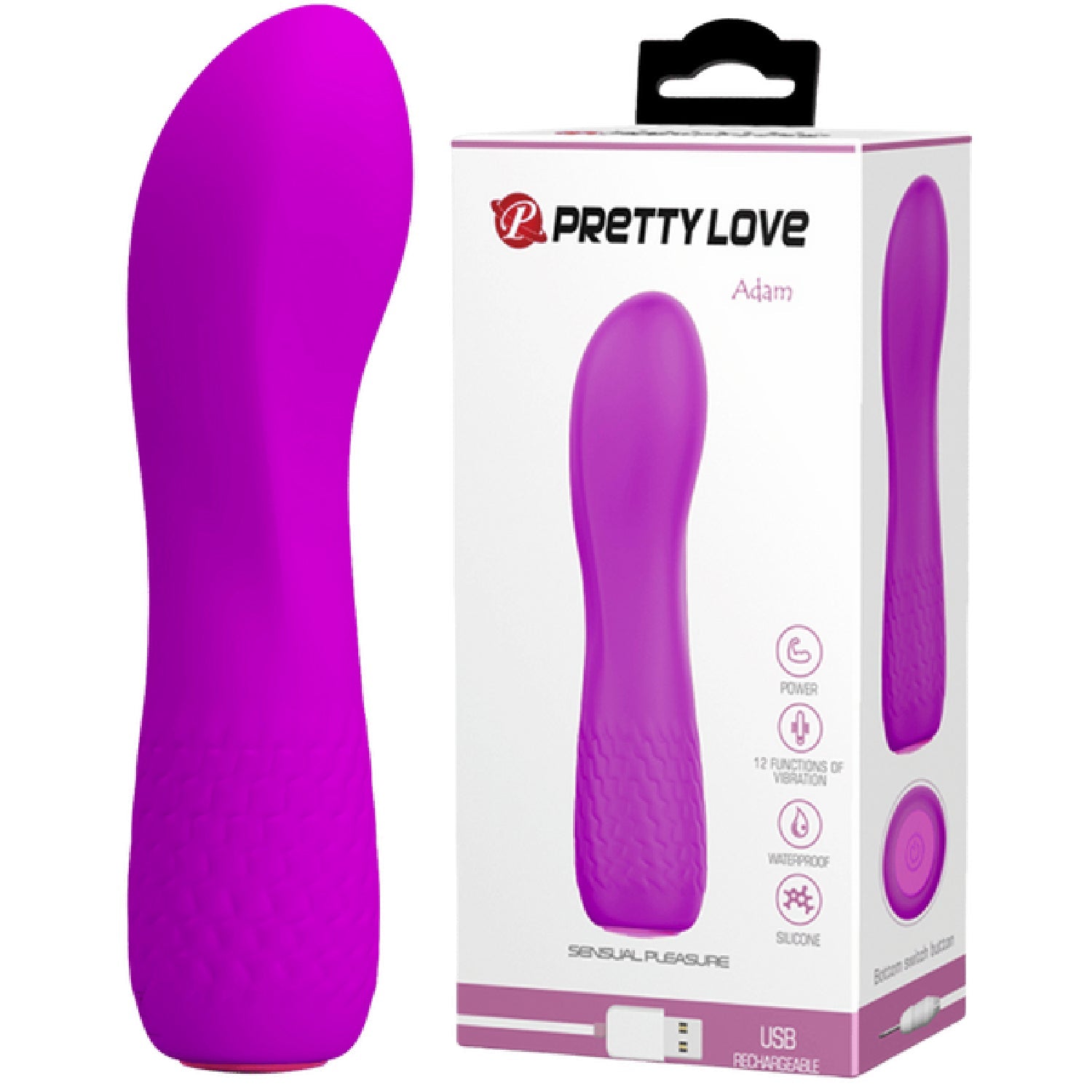 Alice Rechargeable Medical-Grade Silicone Vibrator with 12 Functions and Ergonomic Design Secondary image