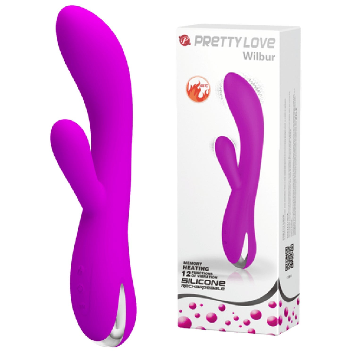 Wilbur Rechargeable Warming Vibrator – Medical-Grade Silicone G-Spot Vibrator Secondary image
