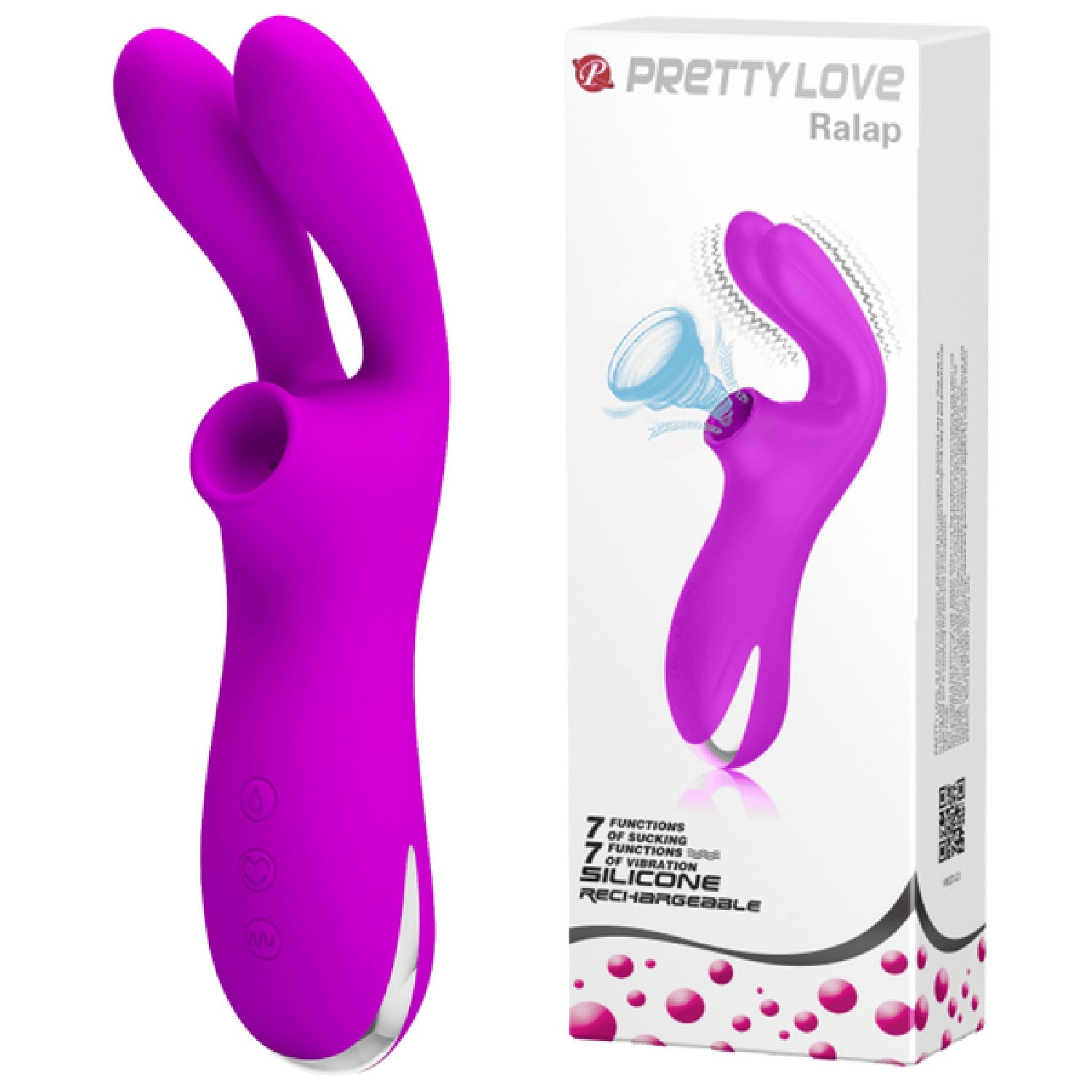Ralap Sucking and Vibration Dual Action – Waterproof Vibrator with 7 Functions > Vibrators > Ladies > Clitoral Vibrators and Stimulators