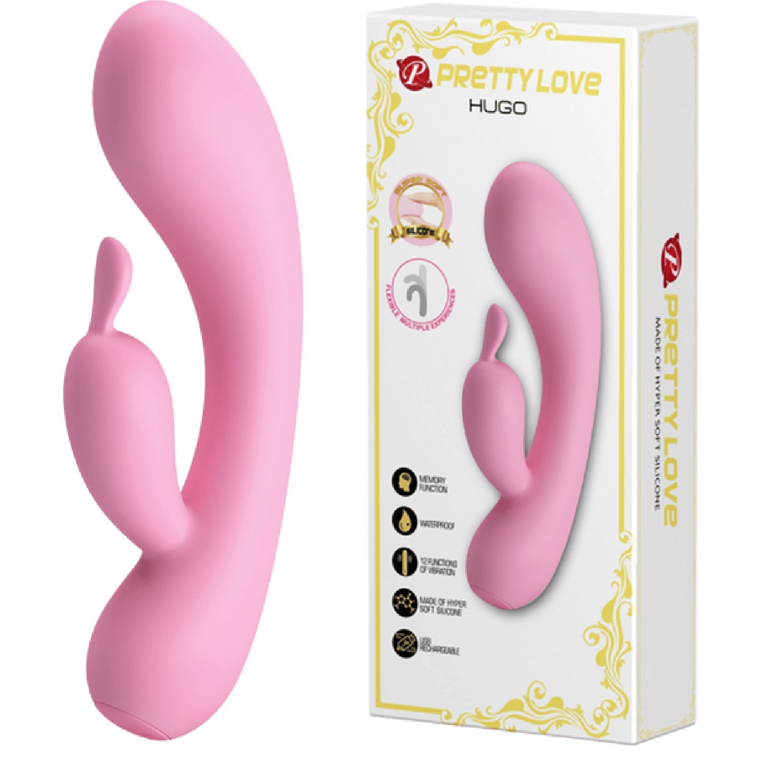Lelo Hugo – USB Rechargeable G-Spot Vibrator > Vibrators > Ladies > Rabbit Main image