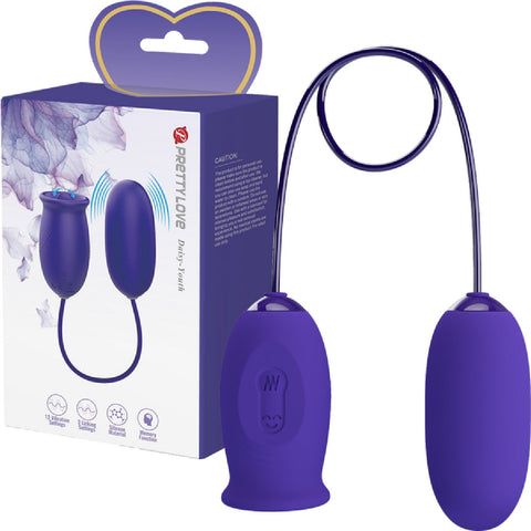 Daisy Licking & Vibrating Combination (Purple) > Vibrators > Ladies > Clitoral Vibrators and Stimulators