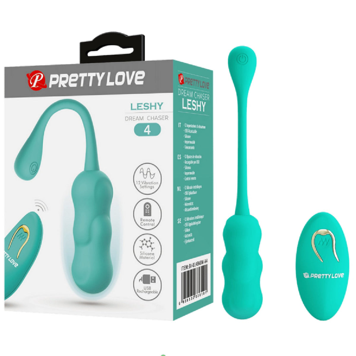 Leshy 4 Dream Chaser Rechargeable Silicone Vibrating Remote Egg > Sex Toys For Ladies > Vibrating Eggs