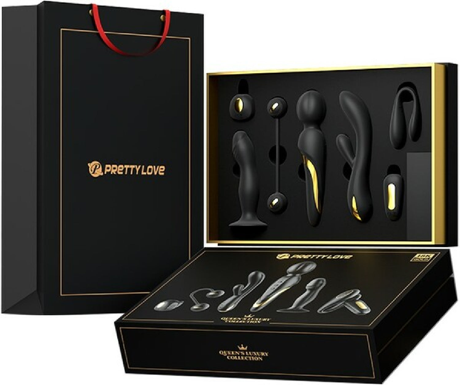Mini Queen's Luxury Collection (Black) > Sex Toys > Couples Toys