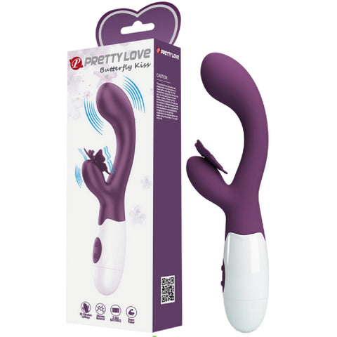 Pretty Love Butterfly Kiss – Vibrator With Clitoral Stimulation Arm > Vibrators > Ladies > Rabbit