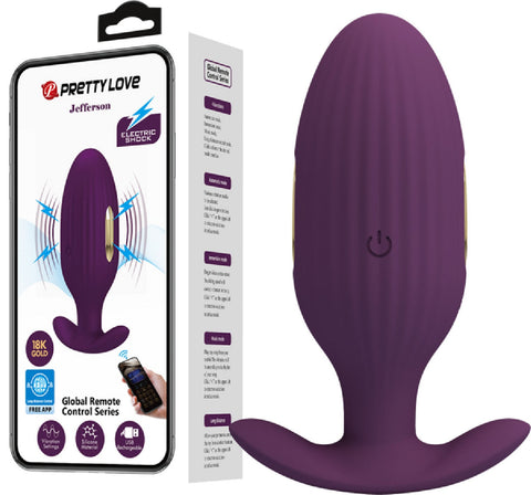 App Control Jefferson – App-Controlled E-Stim Butt Plug E-STIM TOYS