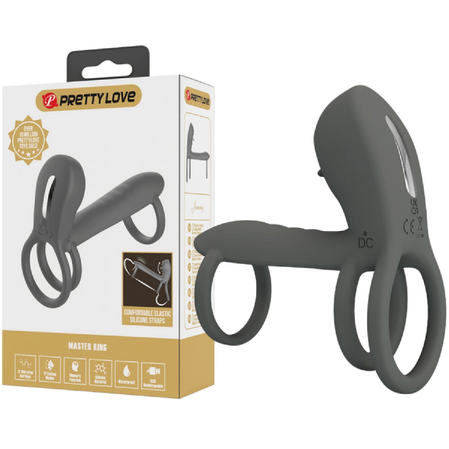 Jammy – Dual Stimulation Cock Sleeve and Clitoral Stimulator with Vibrations > Sex Toys > Couples Toys Main image