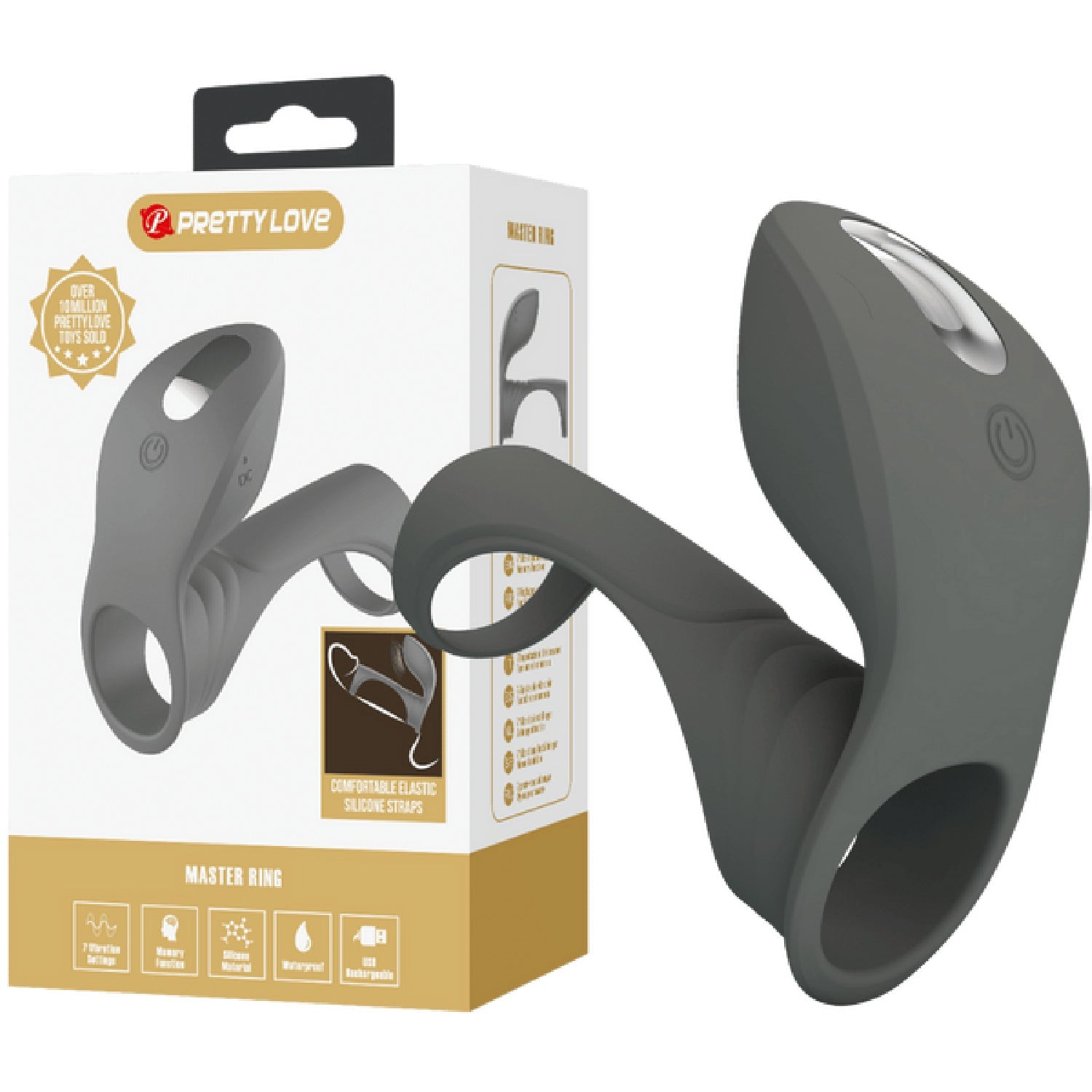 Cirrus – Powerful 7-Function Vibrating Penis Ring > Cock Ring > Vibrating Main image