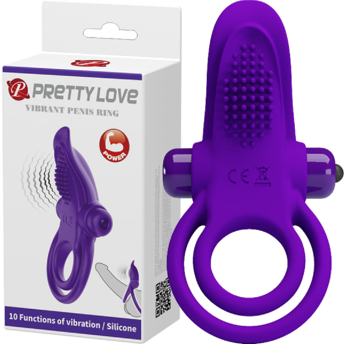 Vibrant Silicone Rabbit Cock Ring – Vibrating Penis Ring > Sex Toys > Couples Toys