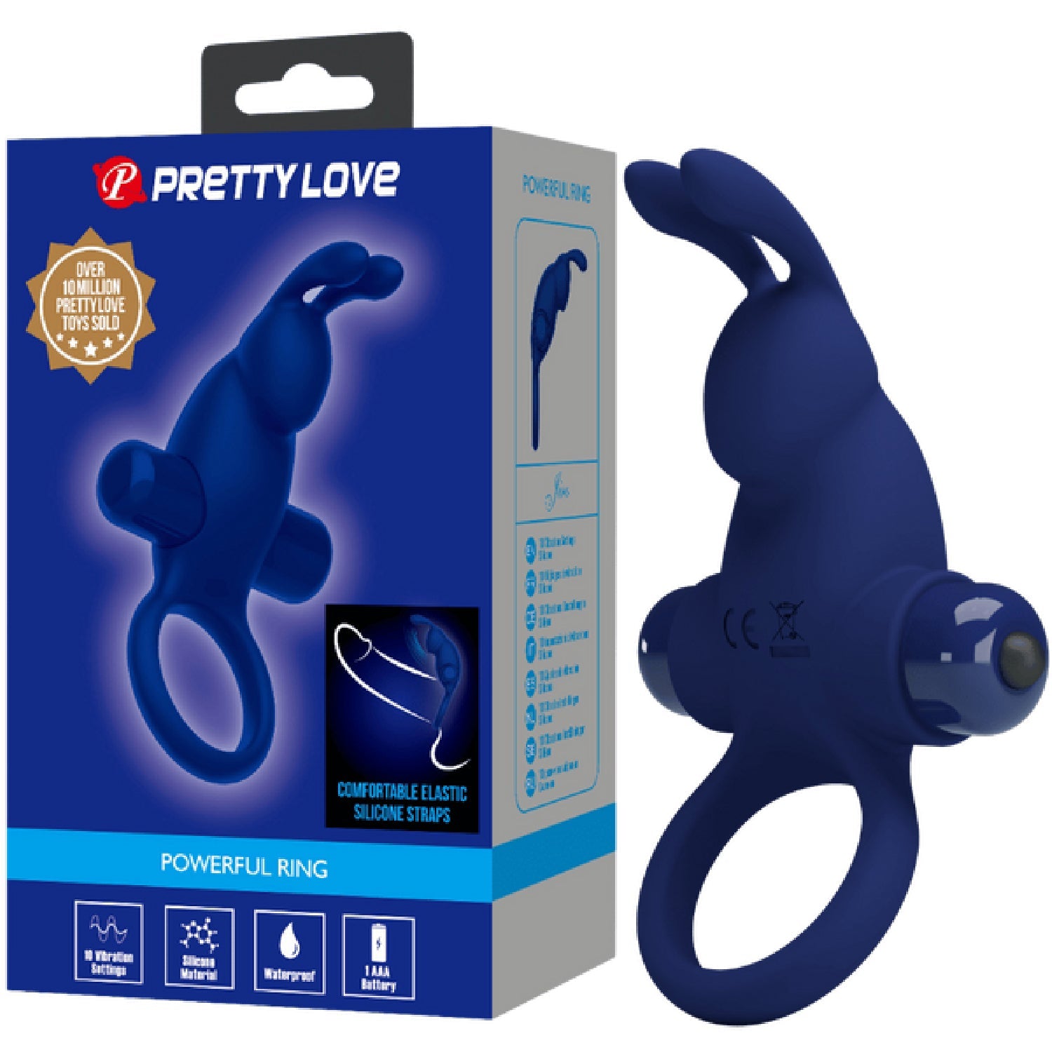 Jiro – Silicone Vibrating Ring with 10 Vibration Functions > Sex Toys > Couples Toys Main image