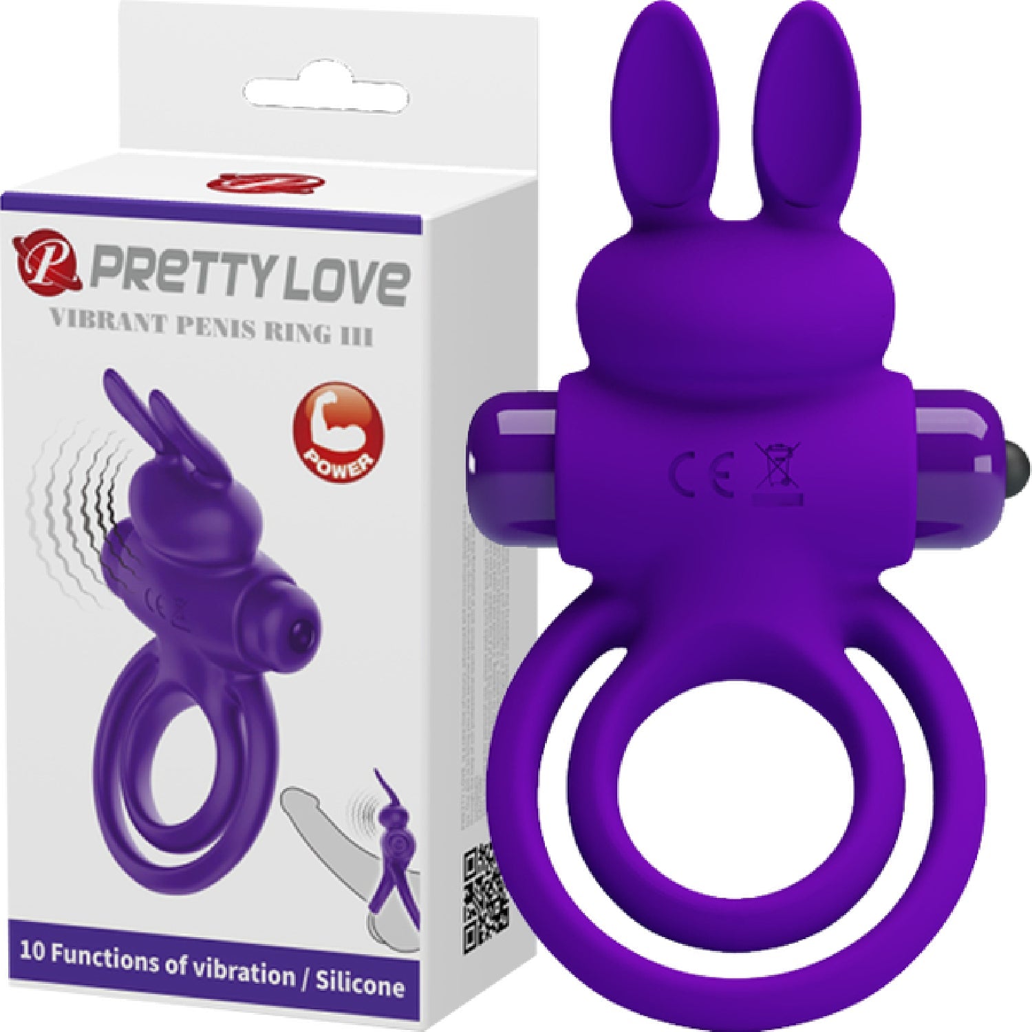Vibrant Penis Ring III – Silicone Rabbit Cock Ring Vibrator > Vibrators > Ladies > Rabbit