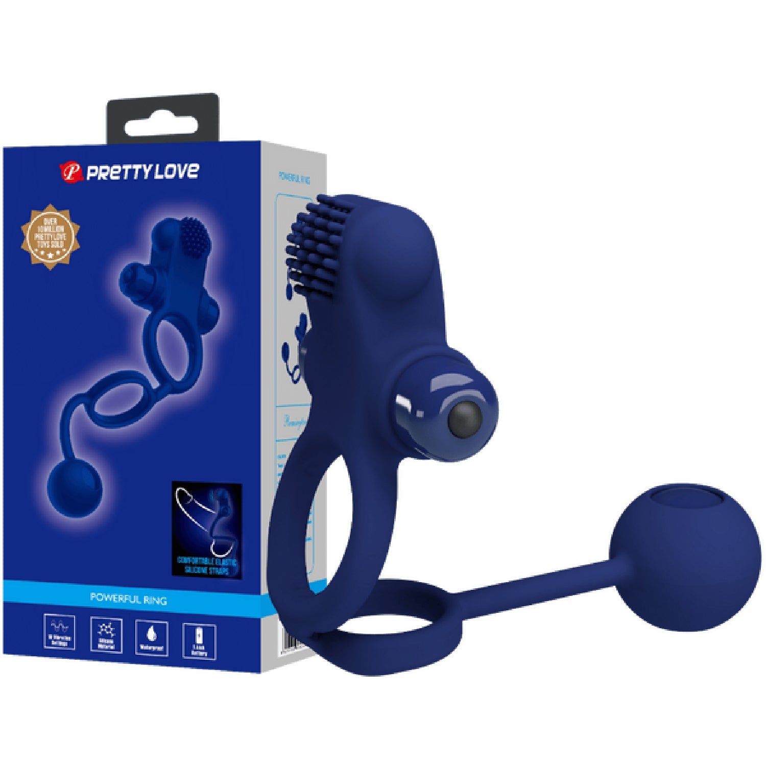 Pretty Love Vibrating Penis Sleeve IV – Vibrating Penis Sleeve > Sex Toys > Couples Toys Main image