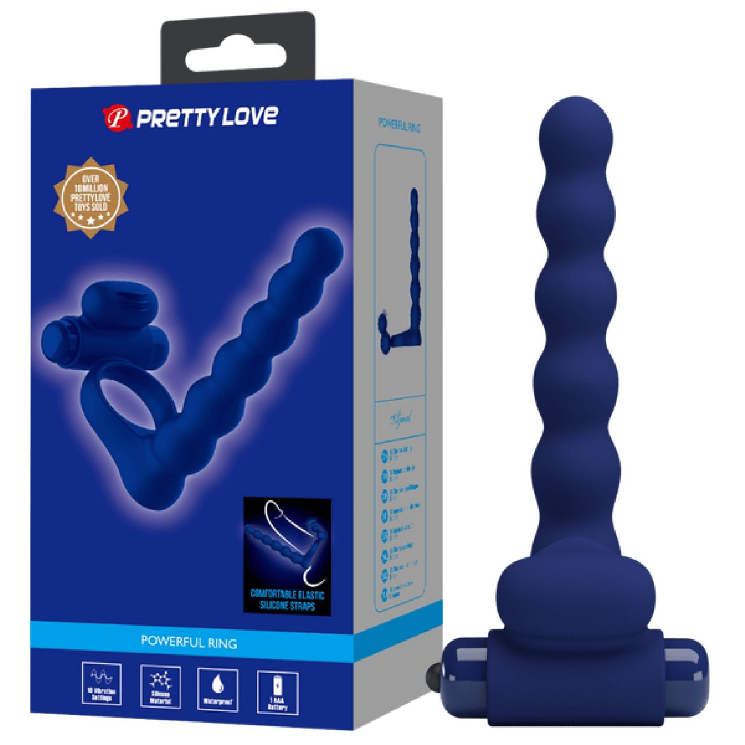 Ajmal – 10 Function Vibrating Cock Ring > Sex Toys > Couples Toys Main image