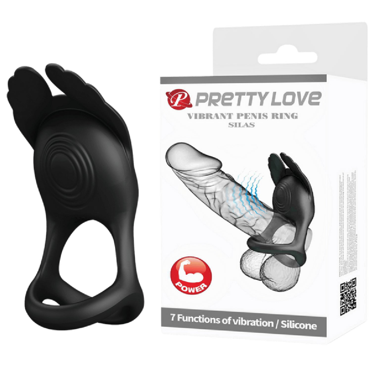 Vibrant Silas – Vibrating Silicone Cock Ring with 7 Vibration Modes > Sex Toys > Couples Toys Main image
